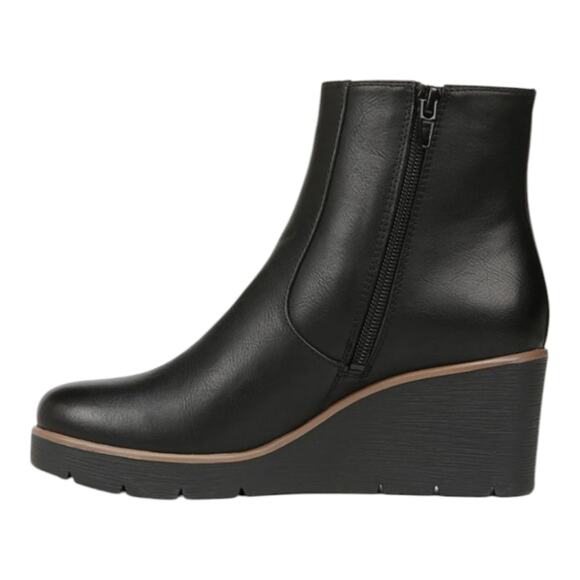 Naturalizer Soul Women's Apollo Black Wedge Ankle Booties Boots New Size‎ 11 - Picture 6 of 14